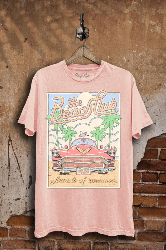 The Beach Club Car Graphic Top