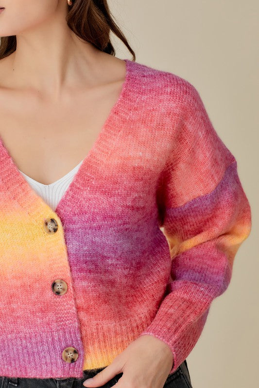 Sunset Button Down Cardigan