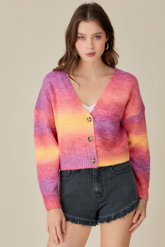 Sunset Button Down Cardigan