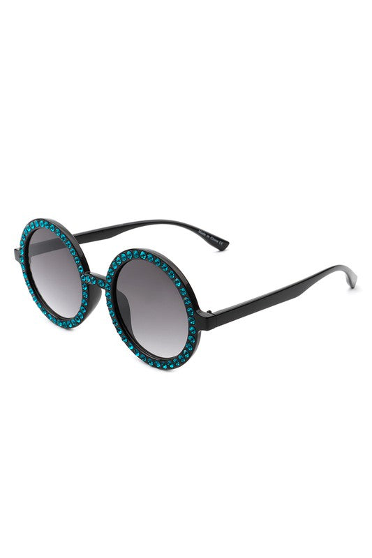 Bennie Round Rhinestone Sunnies