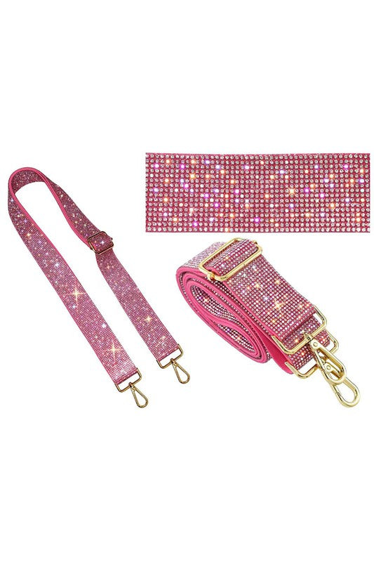 1.5 Inches Rhinestone Guitar Strap