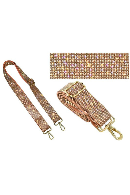 1.5 Inches Rhinestone Guitar Strap