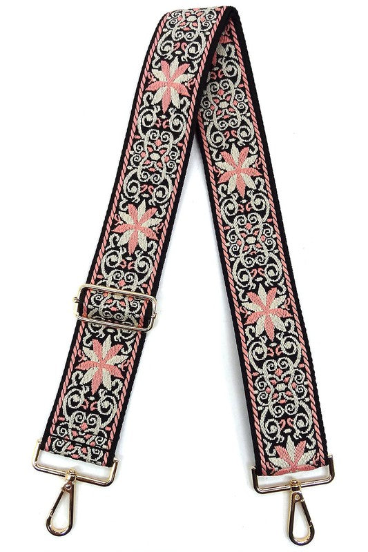 2 Inches Wide Aztec Tribal Pattern Guitar Strap