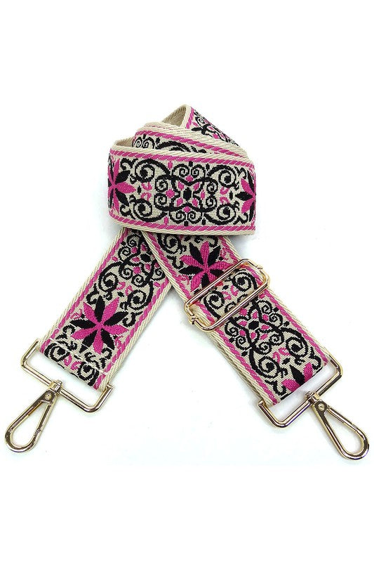 2 Inches Wide Aztec Tribal Pattern Guitar Strap