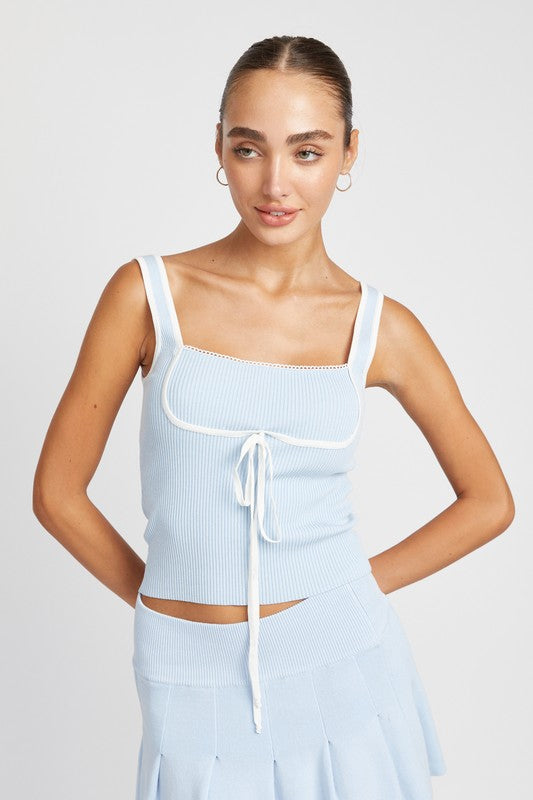 Tiny Dancer Ribbed Crop Top