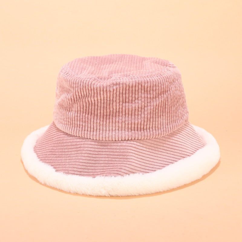 Corduroy Fuzzy Bucket hat