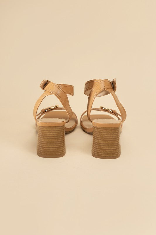 Treat Me Buckle Sandal Heel