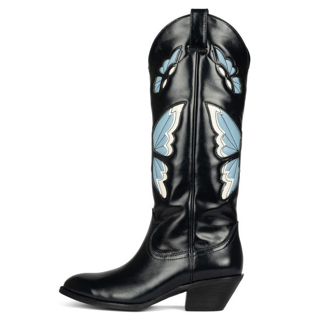 Madame Butterfly Western Boots