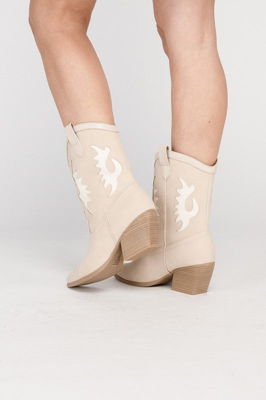 Gigi Western High Ankle Boots