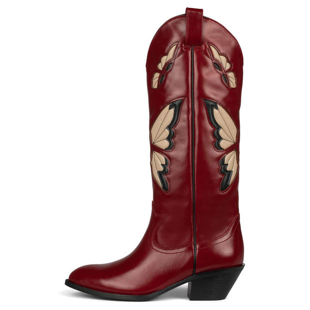 Madame Butterfly Western Boots