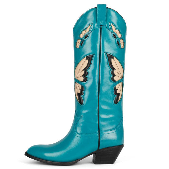 Madame Butterfly Western Boots