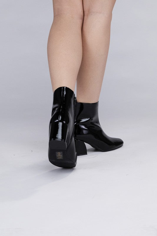 City Slicker Vegan Patent Leather Boots