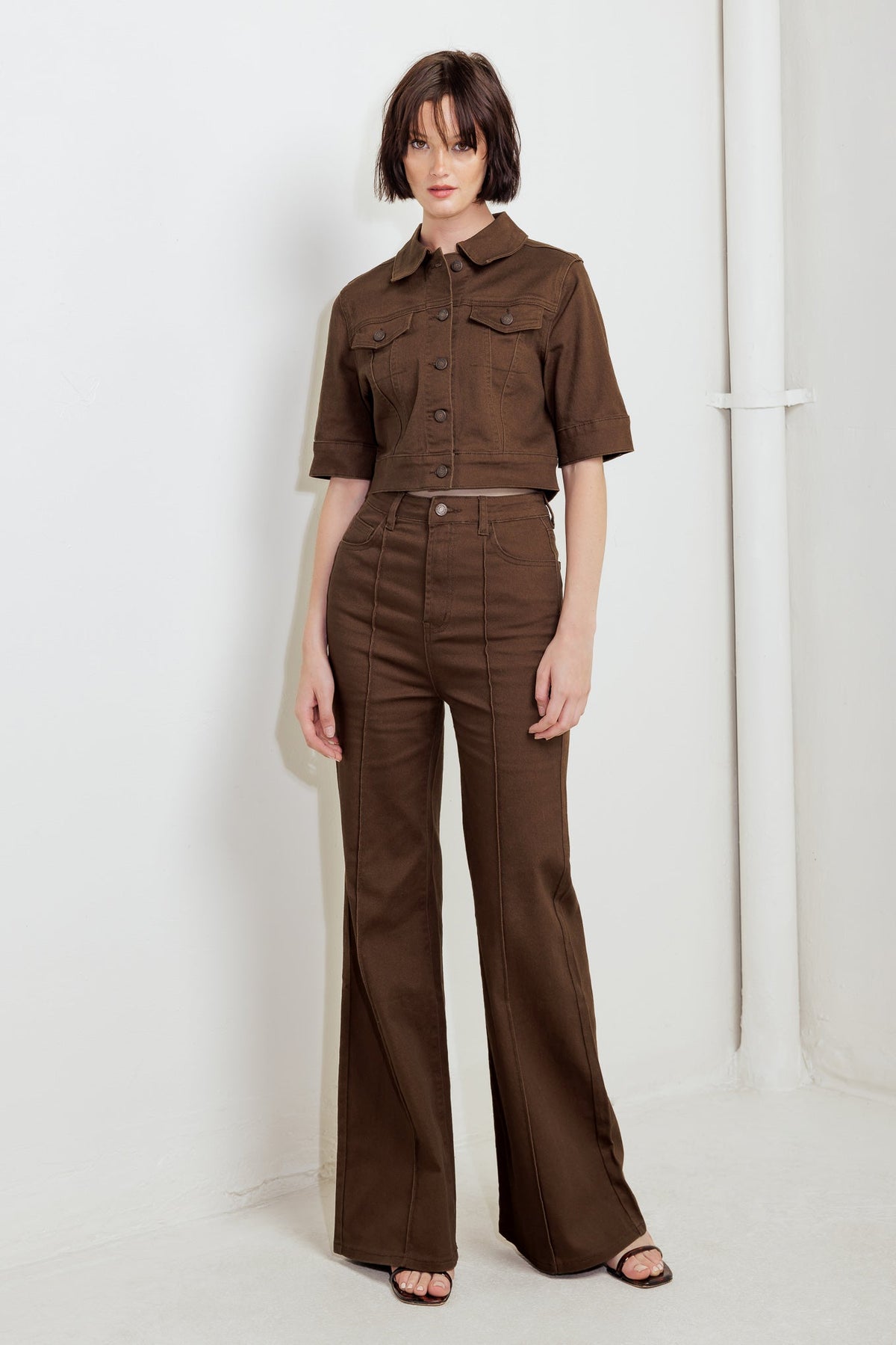 Night Train Washed-Twill Short-Sleeve Jacket