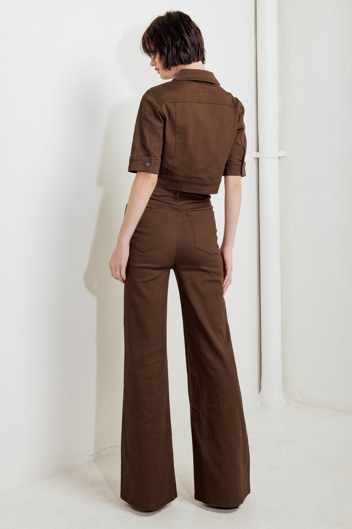 Night Train Washed-Twill Short-Sleeve Jacket