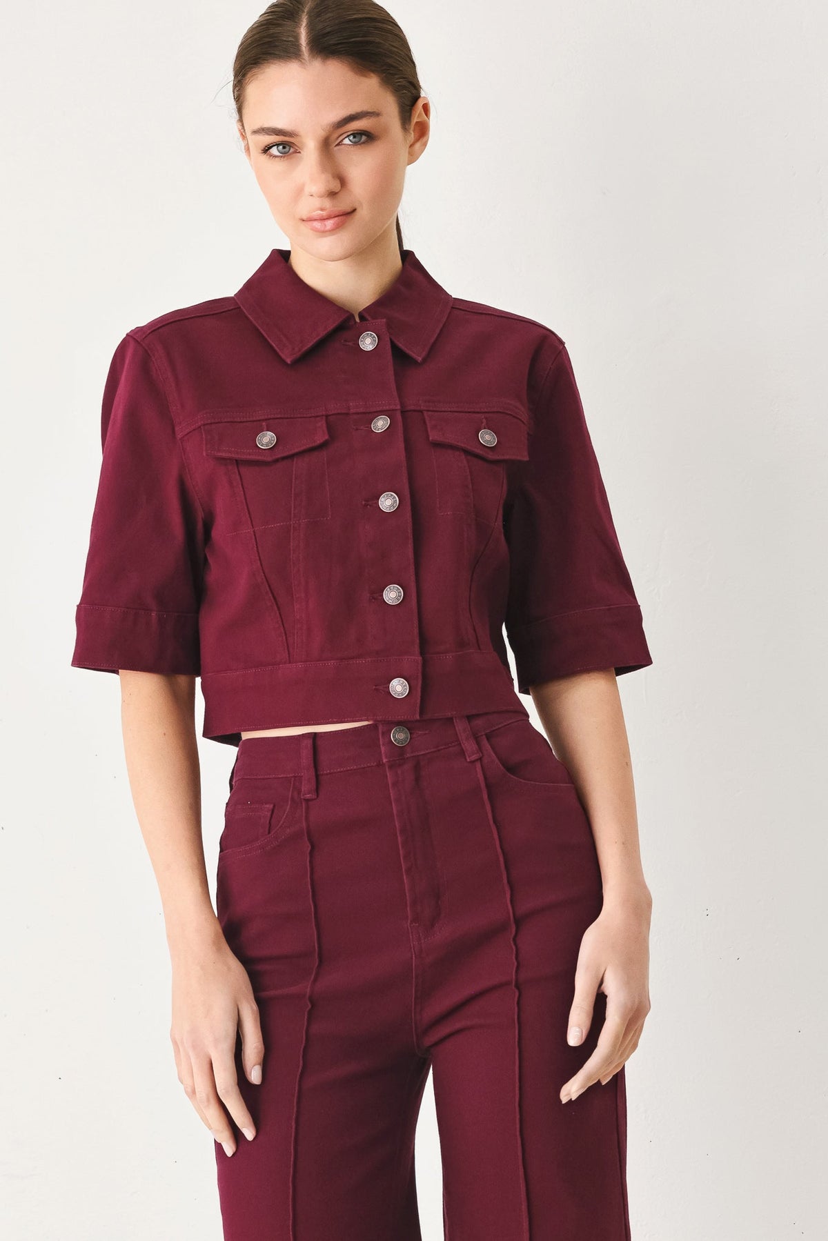 Night Train Washed-Twill Short-Sleeve Jacket