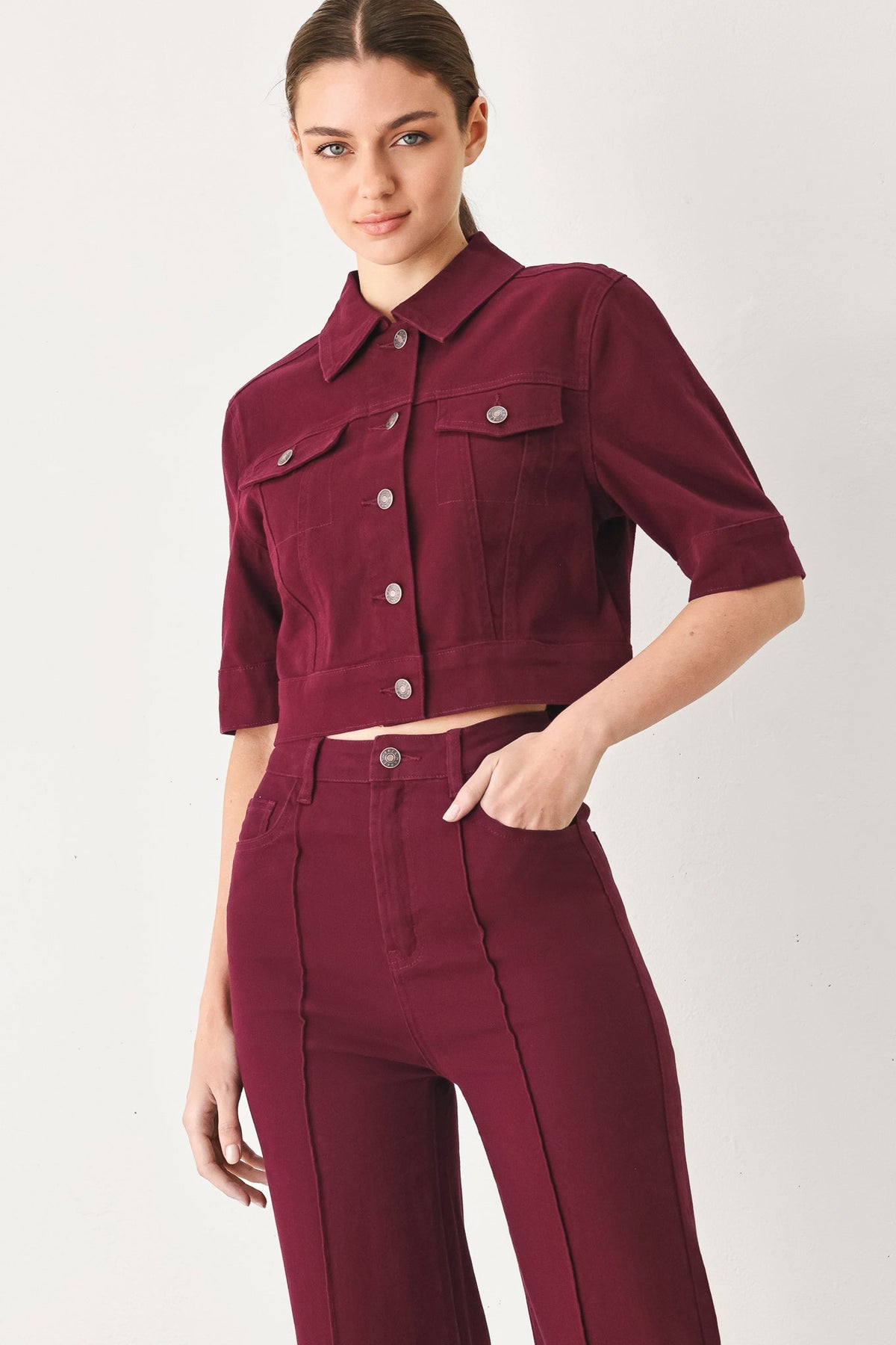 Night Train Washed-Twill Short-Sleeve Jacket