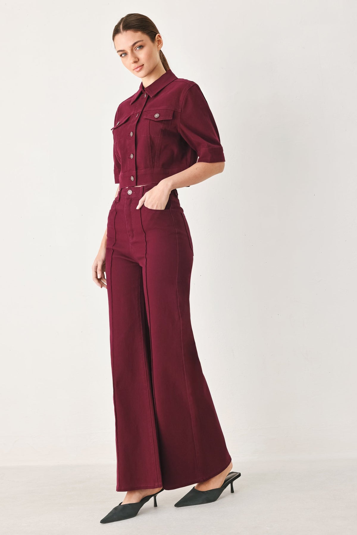 Night Train Washed-Twill Short-Sleeve Jacket