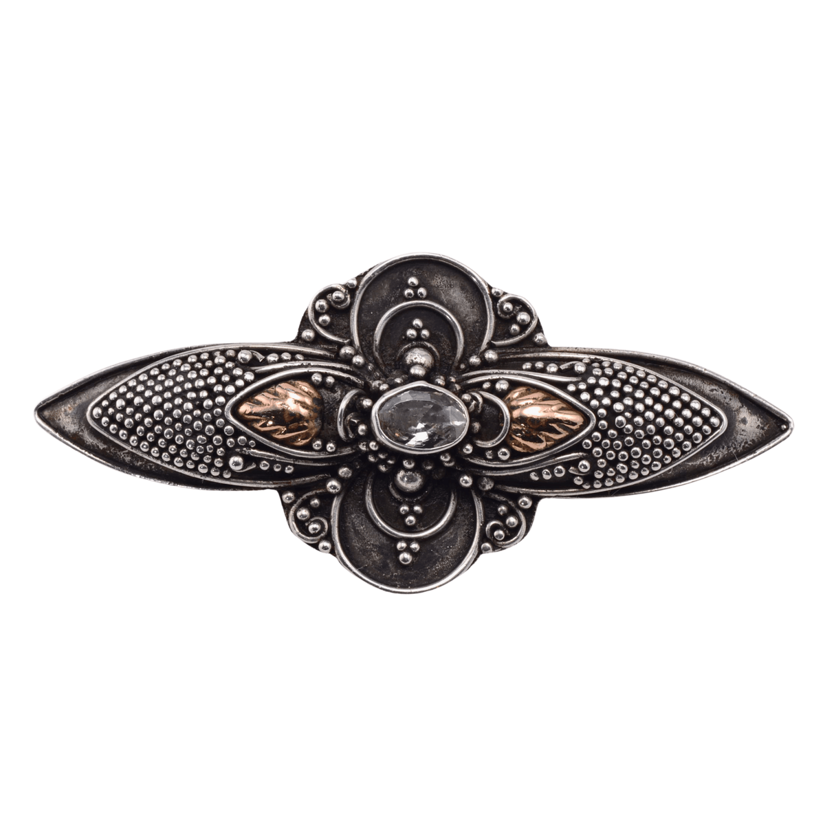 Madame Butterfly Vintage Sterling-Silver Brooch
