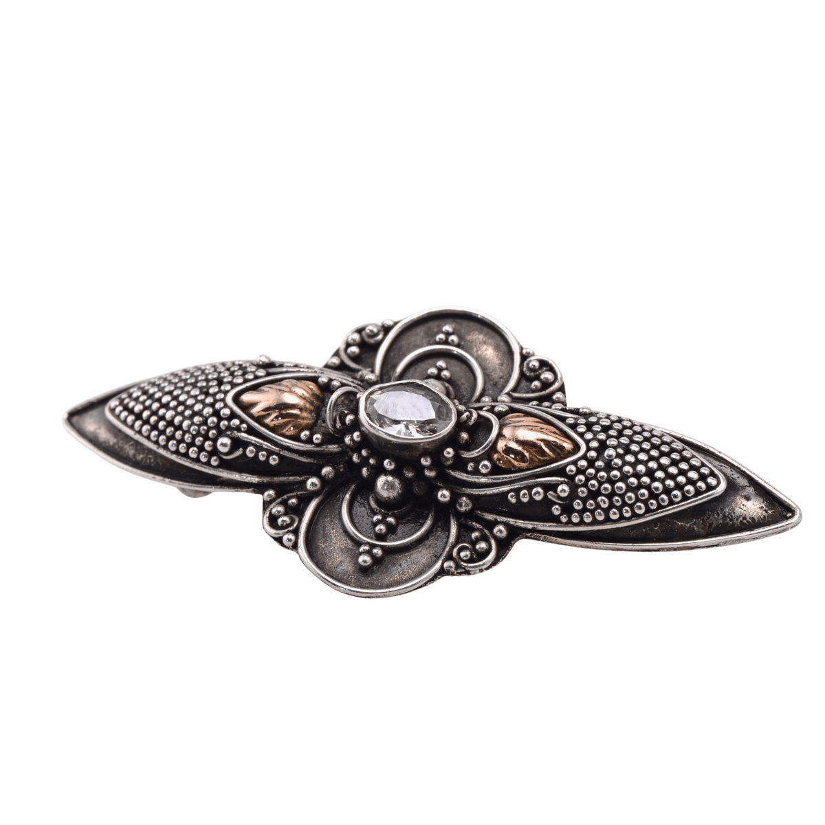 Madame Butterfly Vintage Sterling-Silver Brooch