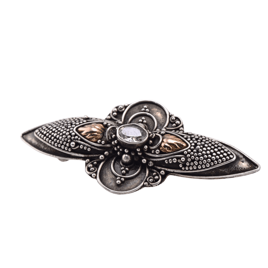 Madame Butterfly Vintage Sterling-Silver Brooch