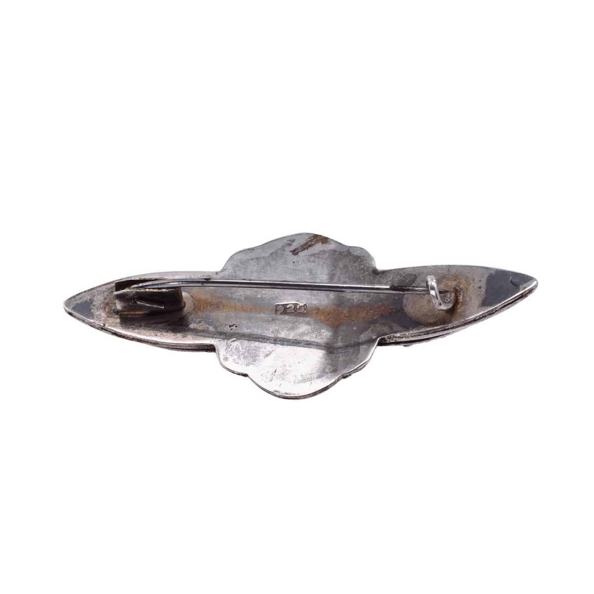 Madame Butterfly Vintage Sterling-Silver Brooch