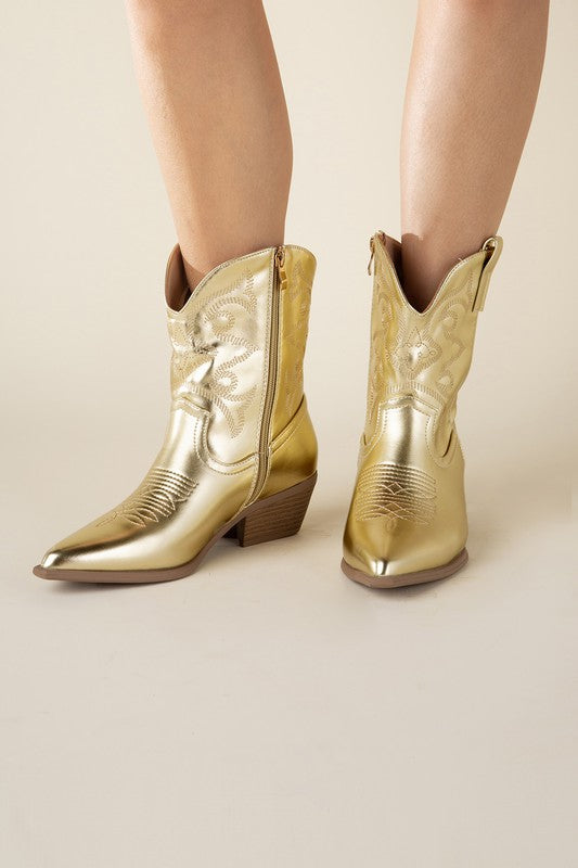 Here Comes Trouble Western Boots